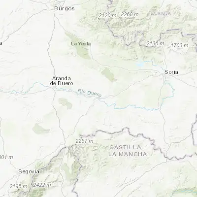 Map showing location of San Esteban de Gormaz (41.574360, -3.204180)