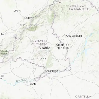Map showing location of San Fernando de Henares (40.423860, -3.532610)