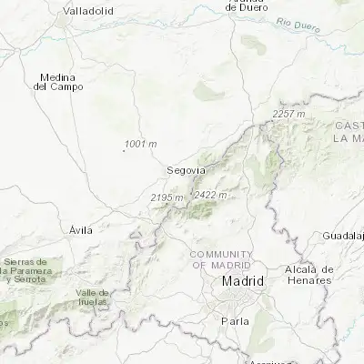 Map showing location of San Ildefonso (40.901820, -4.006850)