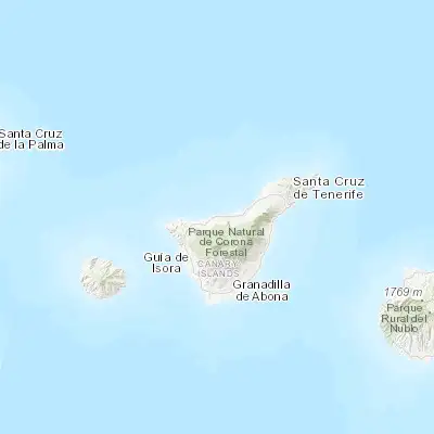 Map showing location of San Juan de la Rambla (28.392760, -16.650150)