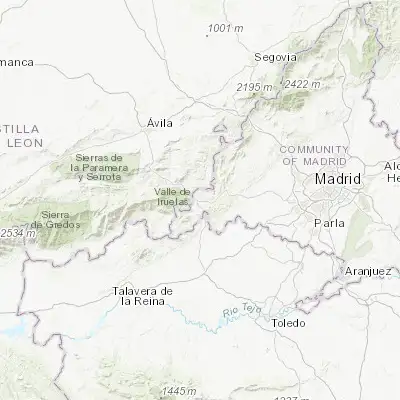 Map showing location of San Martín de Valdeiglesias (40.361850, -4.398310)