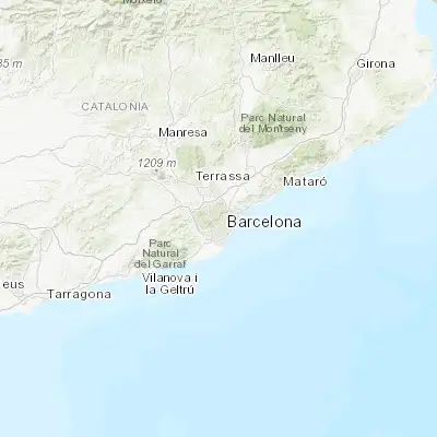 Map showing location of Sant Genís dels Agudells (41.425410, 2.130190)