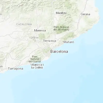 Map showing location of Sant Martí (41.418140, 2.199330)