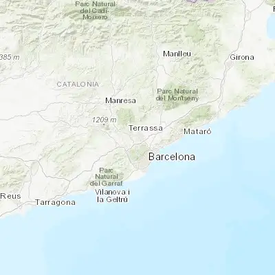 Map showing location of Sant Quirze del Vallès (41.533330, 2.083330)