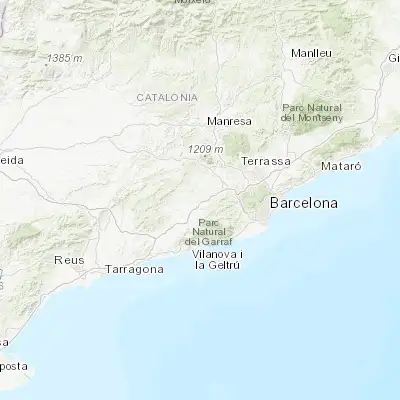 Map showing location of Sant Sadurní d'Anoia (41.425550, 1.785190)