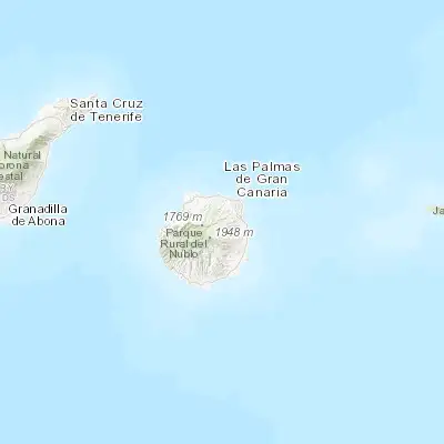 Map showing location of Santa Brígida (28.031970, -15.504250)