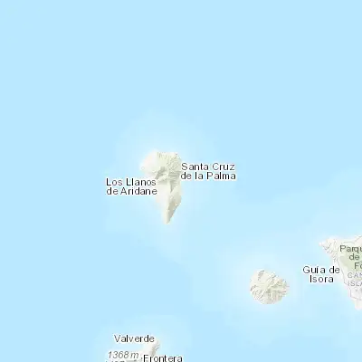 Map showing location of Santa Cruz de la Palma (28.683510, -17.764210)