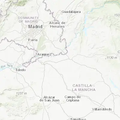 Map showing location of Santa Cruz de la Zarza (39.981040, -3.187870)