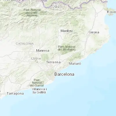 Map showing location of Santa Eulàlia de Ronçana (41.650000, 2.233330)