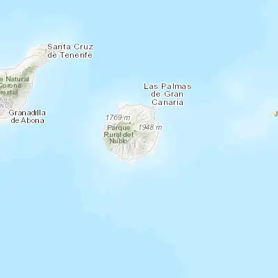 Map showing location of Santa Lucía (27.911740, -15.540710)