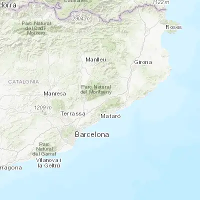 Map showing location of Santa Maria de Palautordera (41.694170, 2.445660)