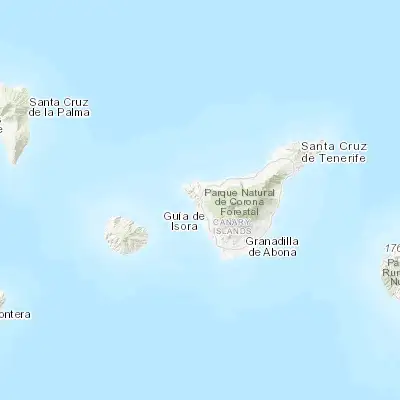 Map showing location of Santiago del Teide (28.294000, -16.816180)