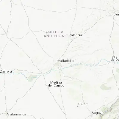 Map showing location of Santovenia de Pisuerga (41.694570, -4.690290)