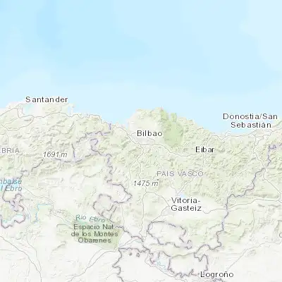 Map showing location of Santutxu (43.253470, -2.916100)