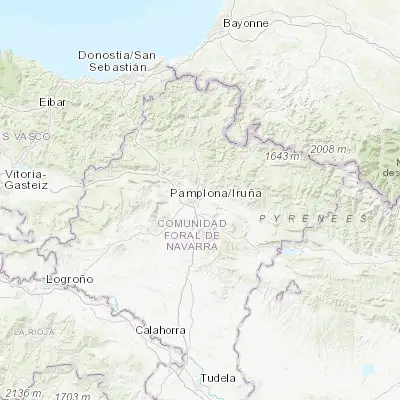 Map showing location of Sarriguren (42.812920, -1.598150)