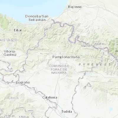 Map showing location of Segundo Ensanche (42.813900, -1.642950)