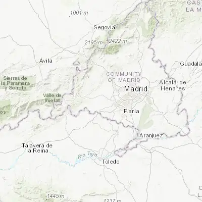 Map showing location of Sevilla La Nueva (40.347750, -4.027270)