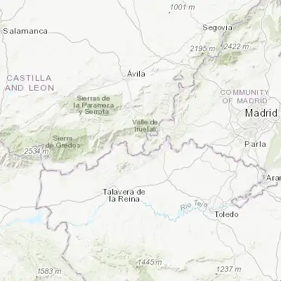 Map showing location of Sotillo de la Adrada (40.291200, -4.583850)