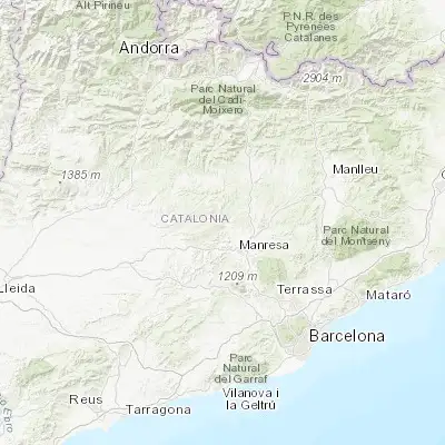 Map showing location of Súria (41.833330, 1.750000)