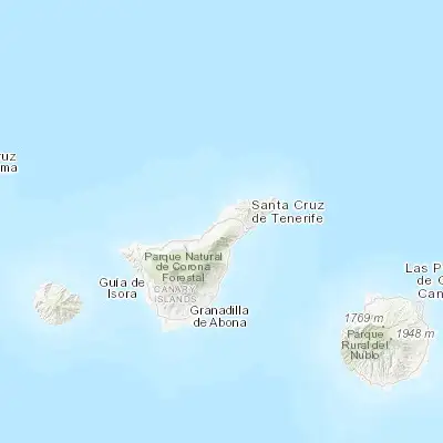 Map showing location of Tacoronte (28.476880, -16.410160)