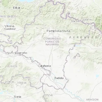 Map showing location of Tafalla (42.526870, -1.674460)
