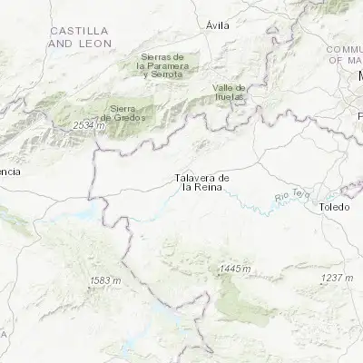 Map showing location of Talavera de la Reina (39.963480, -4.830760)