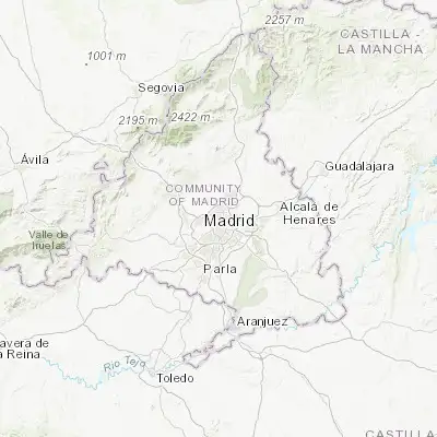 Map showing location of Tetuán de las Victorias (40.459750, -3.697500)