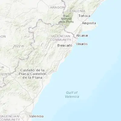 Map showing location of Torreblanca (40.220330, 0.196500)