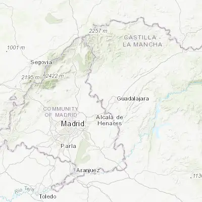 Map showing location of Torrejón del Rey (40.643250, -3.333760)