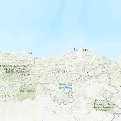 Map showing location of Torrelavega (43.349430, -4.047850)