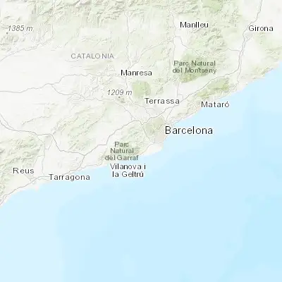 Map showing location of Torrelles de Llobregat (41.350000, 1.983330)