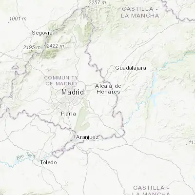 Map showing location of Torres de la Alameda (40.402640, -3.357670)