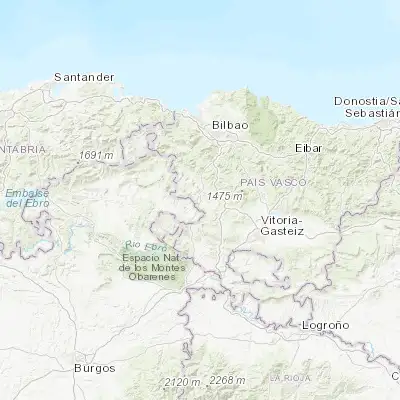 Map showing location of Urduña / Orduña (42.994350, -3.009740)