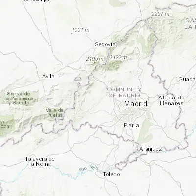 Map showing location of Valdemorillo (40.500640, -4.067100)