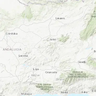 Map showing location of Valdepeñas de Jaén (37.589030, -3.814500)
