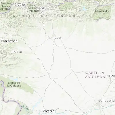 Map showing location of Valencia de Don Juan (42.293740, -5.517200)
