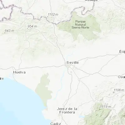 Map showing location of Valencina de la Concepción (37.416180, -6.074220)