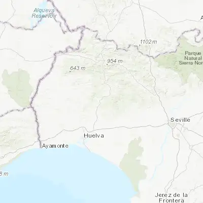 Map showing location of Valverde del Camino (37.575110, -6.754320)