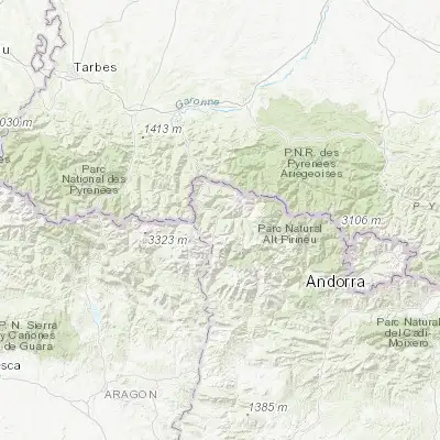Map showing location of Vielha (42.701960, 0.795560)