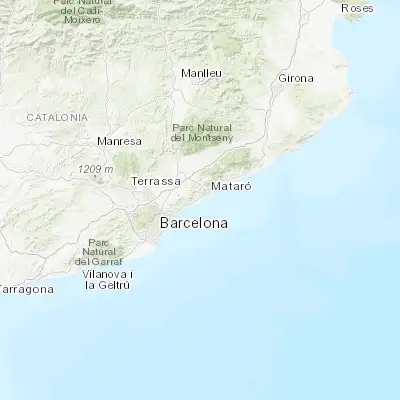 Map showing location of Vilassar de Mar (41.505070, 2.392270)