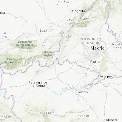 Map showing location of Villa del Prado (40.278520, -4.305340)