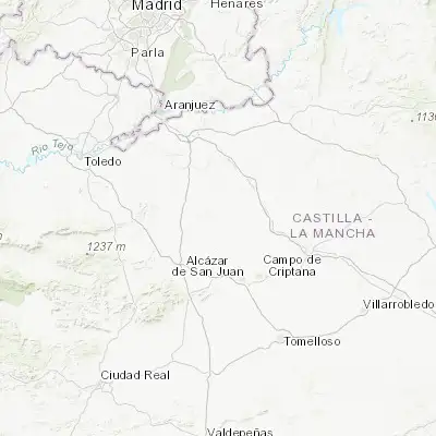 Map showing location of Villacañas (39.623670, -3.338130)
