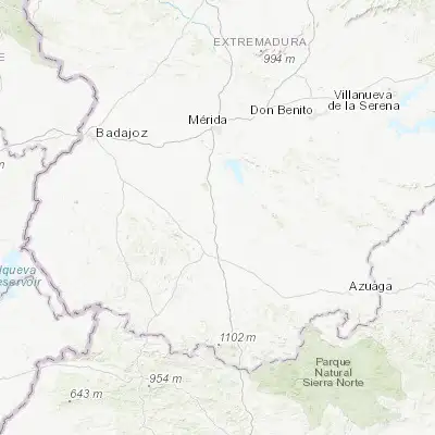 Map showing location of Villafranca de los Barros (38.561440, -6.338100)
