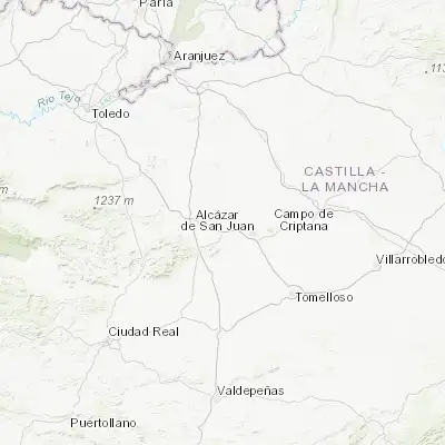 Map showing location of Villafranca de los Caballeros (39.428240, -3.360790)
