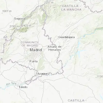 Map showing location of Villalbilla (40.430440, -3.299040)