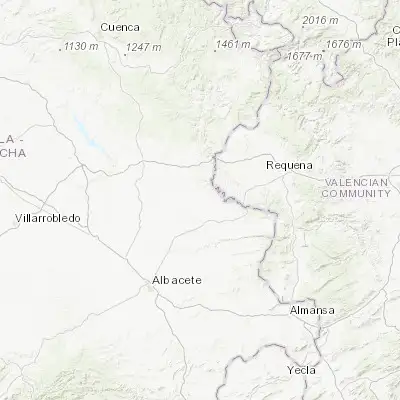 Map showing location of Villamalea (39.366670, -1.583330)
