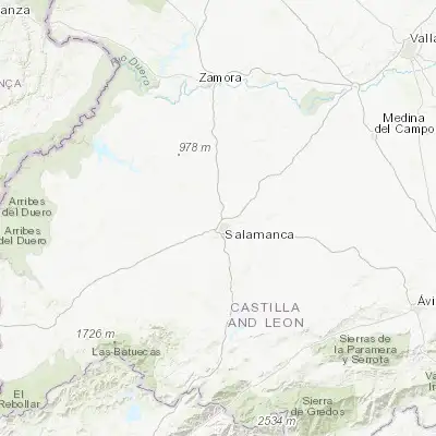 Map showing location of Villamayor (40.999390, -5.695790)