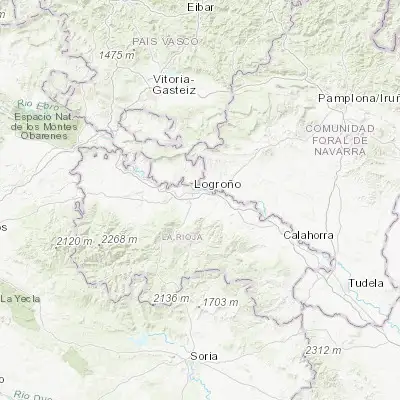 Map showing location of Villamediana de Iregua (42.426580, -2.419430)