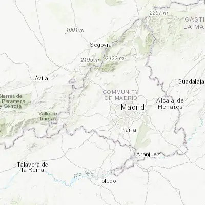 Map showing location of Villanueva del Pardillo (40.490140, -3.963830)