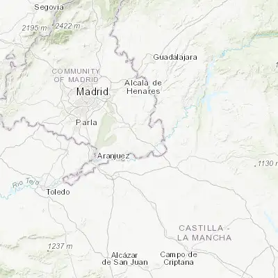 Map showing location of Villarejo de Salvanés (40.166630, -3.272770)
